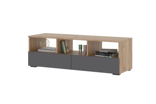 Хелен_тумба тв_крафт золото+графит_закр