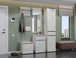 Гретта (Дуб крафт белый/Антрацит)