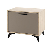 Тумба Ева 600 1С (Дуб экспресив песочный/Глиняный)