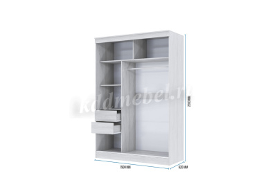 Шкаф-купе Дрим-2 1500 (Белый)