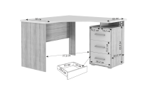 стол угловой Лайт 2 схема доп