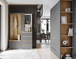 Хелен (Крафт золотой/Графит серый)