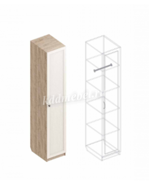 Гостиная Филадельфия вариант №1 (Дуб баррик/Бежевый)