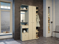 Прихожая-Виза-ясень-шимо-светлая Прихожая-Виза-ясень-шимо-светлая