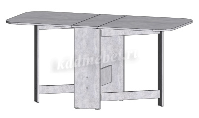 Стол-книжка Линаура (Цемент светлый)