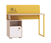 Стол письменный Фантазия (Дуб сонома/Желтый/Белый)