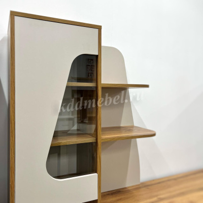 Компьютерный стол Пифагор (Дуб вотан/Кашемир)