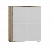 Комод Милан-1 (Делано светлый/Белый)