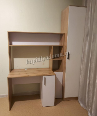 Пенал Соло (Дуб Вотан/Белый)