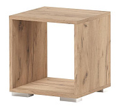 Стеллаж Гретта Куб-1 (Дуб крафт белый)