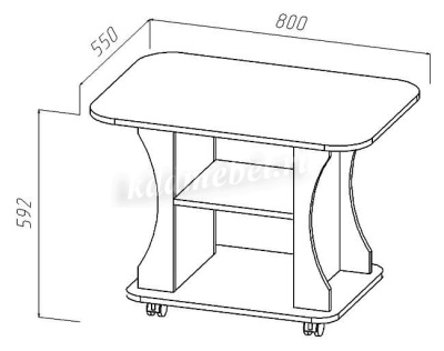 Стол журнальный Дипломат (Венге)