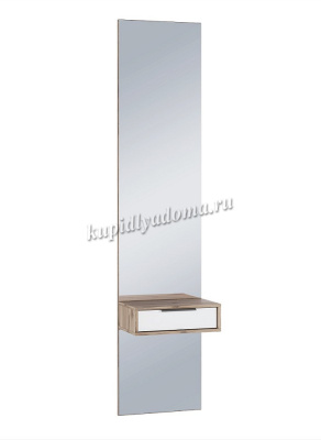 Зеркало навесное с тумбой Николь (Дуб Альпийский)