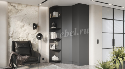 Пенал торцевой открытый (Графит)