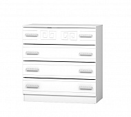 Комод Афина (Белый/Белый глянец)