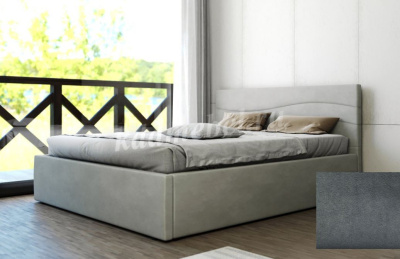 Кровать Мерида 1.6 с ламелями (Серый)