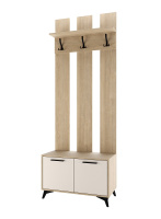 Вешалка 800 + Тумба 800 2С Сатин