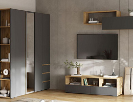 Хелен (Крафт золотой/Графит серый)