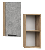 Шкаф верхний торцевой ШВТ 300 Кухня Катрин (Муссон)