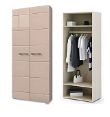 Шкаф Симба 2-х створчатый (Ясень шимо темный/Кофе с молоком)