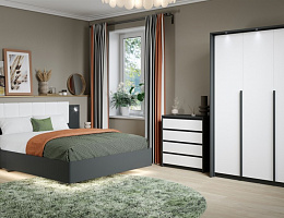 Мишель Империал (Антрацит/Белый жемчуг)