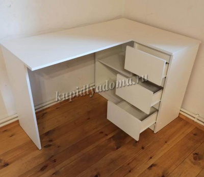 Стол универсальный с 3-ящ Сура (Белый)