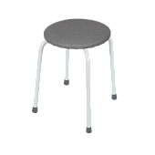 Табурет круглый Пенёк-220 крепкий (Серый)