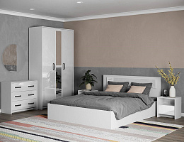 Соня (Белый/Белый глянец)