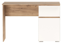 Стол письменный 1С1Я Крафт золотой - Белый фронт мал